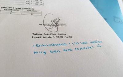 👧📚 Notas de motivación en calificaciones 👧📚